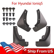 4X Front Rear Splash Guard Mudguard Mud Flap Guards For Hyundai IONIQ5 2021-2025