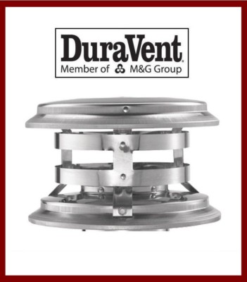 DURAVENT 6'' DuraTech Vent Pipe Stainless Steel Chimney Cap  #6DT-VC NEW!