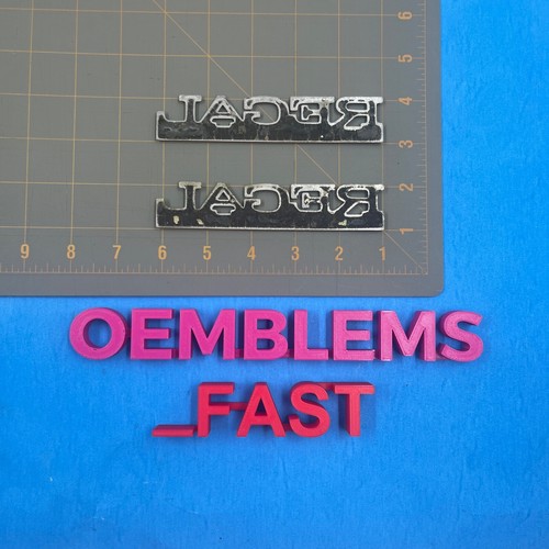 1995-01 Buick Regal Custom OEM Factory Chrome Rear Quarter Pnl Emblem Badge Set - Picture 3 of 3