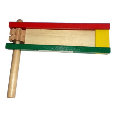 Holzratsche Karneval Instrument Fußball Musik Ratsche Ostern Rätsche 19*15cm