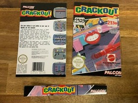 Nintendo NES Crackout Mattel Palcom Software Pal Game Instruction Manual Only