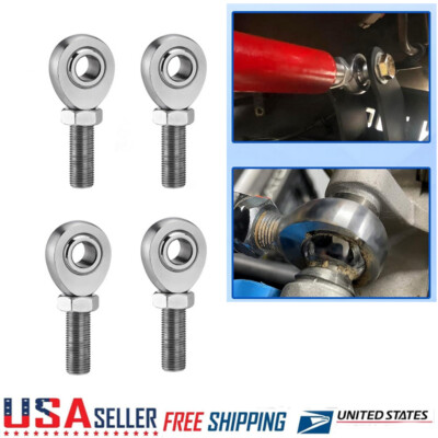 1/2  Heim Joints Rod End Left & Right Hand Thread Heim Joint 2 Link .5'' Chromoly