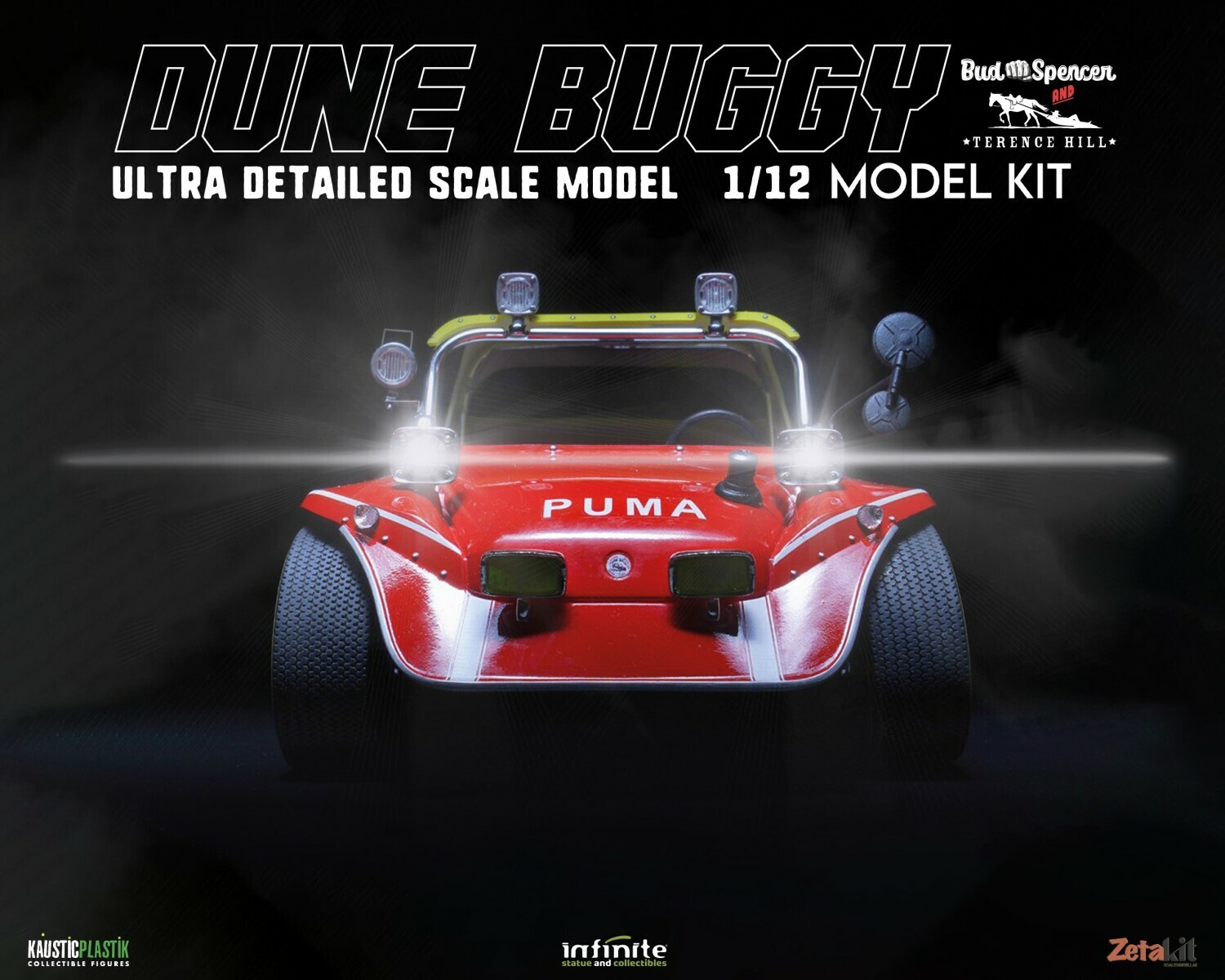 BUD SPENCER AND TERENCE HILL - Dune Buggy 1/12 Model Kit Infinite Statue