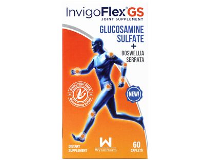 InvigoFlex  GS - Glucosamine Sulfate Premium Joint Supplement, 60 Caplets
