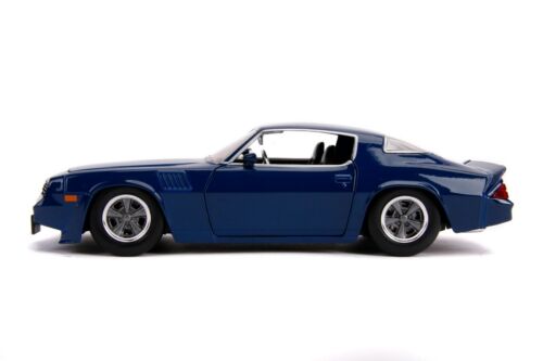 HOLLYWOOD RIDES STRANGER THINGS BILLY'S 1979 CHEVY CAMARO Z28 BLUE 1:24 #81 - Picture 3 of 7