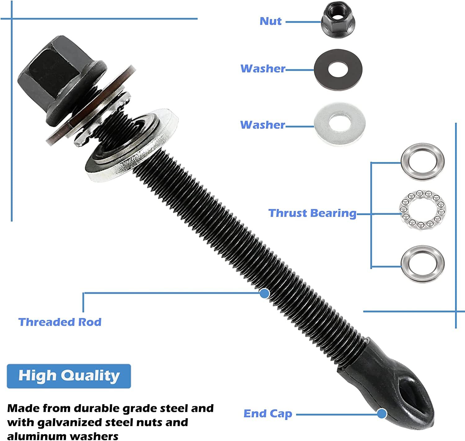 25264 LS Harmonic Balancer Mounting Puller Pulley Tool Kit For GM LS