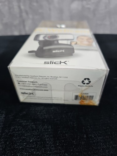 VIDEOCHIAMATE WEBCAM PC MARCA SLICK FUNZIONA CON SKYPE! NUOVO DI ZECCA! Portatile - Foto 6 di 6