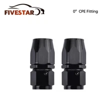 2pcs 4AN/6AN/8AN/10AN/12AN Straight Swivel Hose End Fitting Adaptor For CPE Hose