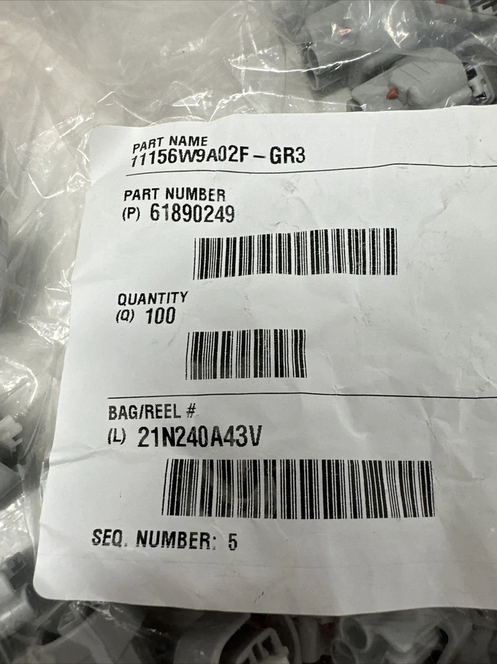 Qty=100, Sumitomo, 11156W9A02F-GRE3, 6189-0249, TS 090 Sealed Series Connectors - Image 2 of 4