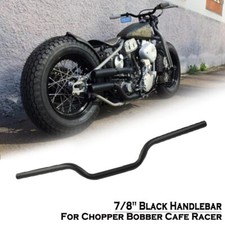 7/8" 22mm Motorcycle Handlebar Black Drag Bars Euro Iron Universal For Harley