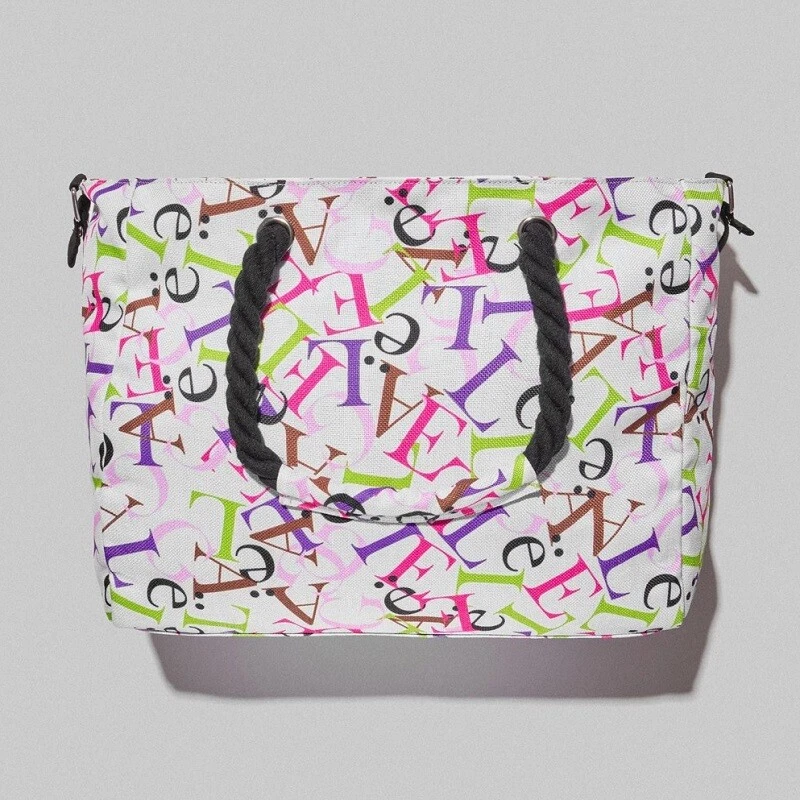 Borsa Donna Gaelle Paris GBBDA640 Shopper mare Bianca con logo all
