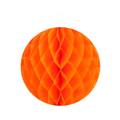 Honeycombs Wabenbälle orange 2tlg. 10cm  - Hochzeit Taufe  Vintage Deko Shabby