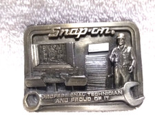 Snap On Tools Professional Technician And Proud Of It Buckle Creative Factor VTG