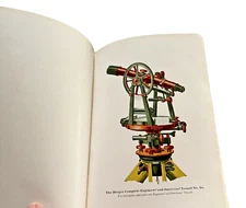 CL Berger Standard Instruments Precision 1916 Catalog Surveying 5 Colored Plates