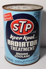 1970 New Old Vintage STP OIL CAN RADIATOR METAL TIN LITHO DES PLAINES ILLINOIS