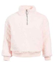 Ideology Little Girl Sherpa Quarter-Zip Warm Pullover Light Pink Size 5 MSRP 35