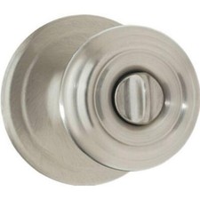 Kwikset Cameron Interior Privacy Door Knob with Lock, Door Handle For Bathroom