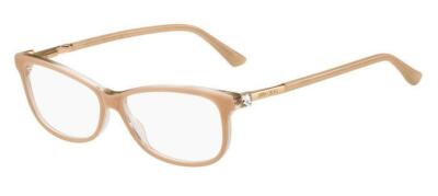 Jimmy Choo Damen Brillengestell JC273 Col 8XO Rosa Kristall mit Etui 53mm