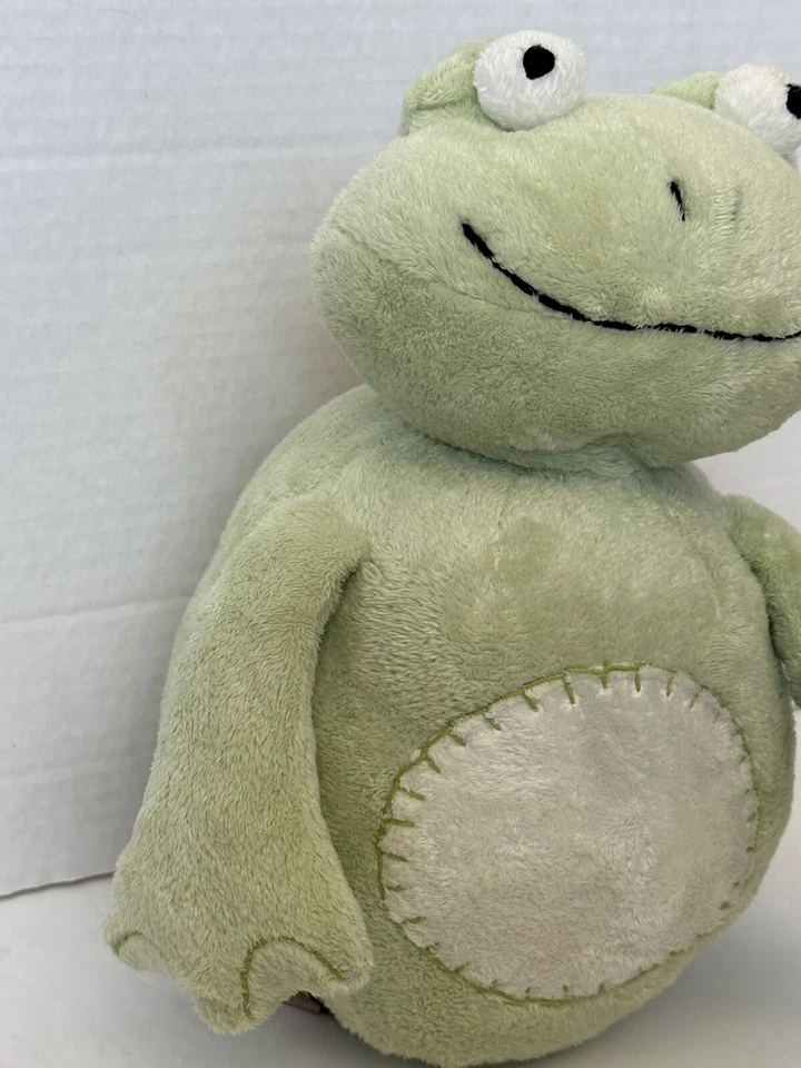 Pottery Barn Niños Peluche Rana Roly Poly Chime Juguete Infantil 11 Pulgadas Juguete de Pascua Foto 3 de 4
