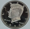 1999-S Proof Silver Kennedy Half Dollar DCAM 90% US Mint Coin 50C Free Shipping
