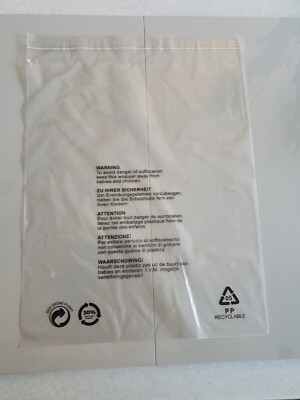 CLEAR Packaging PEEL SEAL Garment Clothes Bags -Amazon Approved- 14