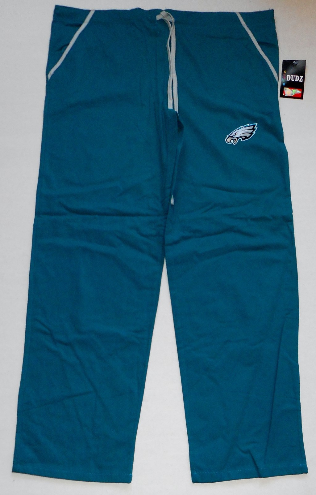 PHILADELPHIA EAGLES SCRUBS SCRUB BOTTON PANT DUDZ XS S M L XL GREEN RN