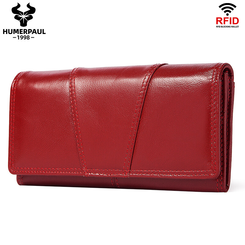 Portafoglio Donna In Vera Pelle Catwalk Collection - Portamonete Con Protezione RFID, Colore Nero - Foto 4