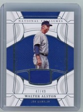 2022 Panini National Treasures #19 Walter Alston #/49