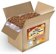 Rani Kala Chana (Desi Chickpeas Chana with skin) 400oz (25lbs) 11.36kg Bulk Box