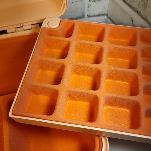 90s Caboodles Gemstone Jewelry Organizer Carrying Case #2410 Peach/Pink - Picture 13 of 19