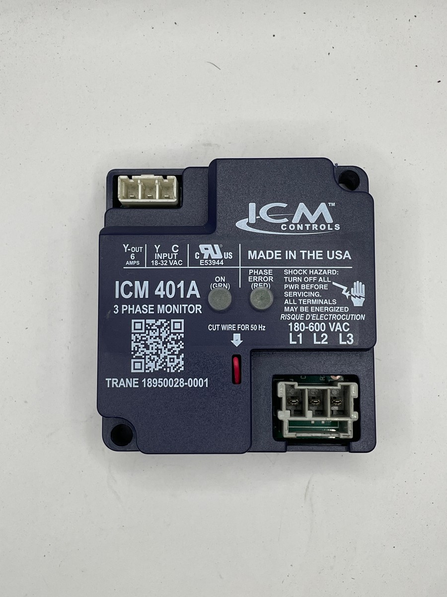 Trane ICM X13100407-030 18950028-0001 Phase Voltage