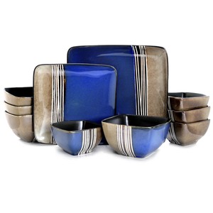 square dishware sets