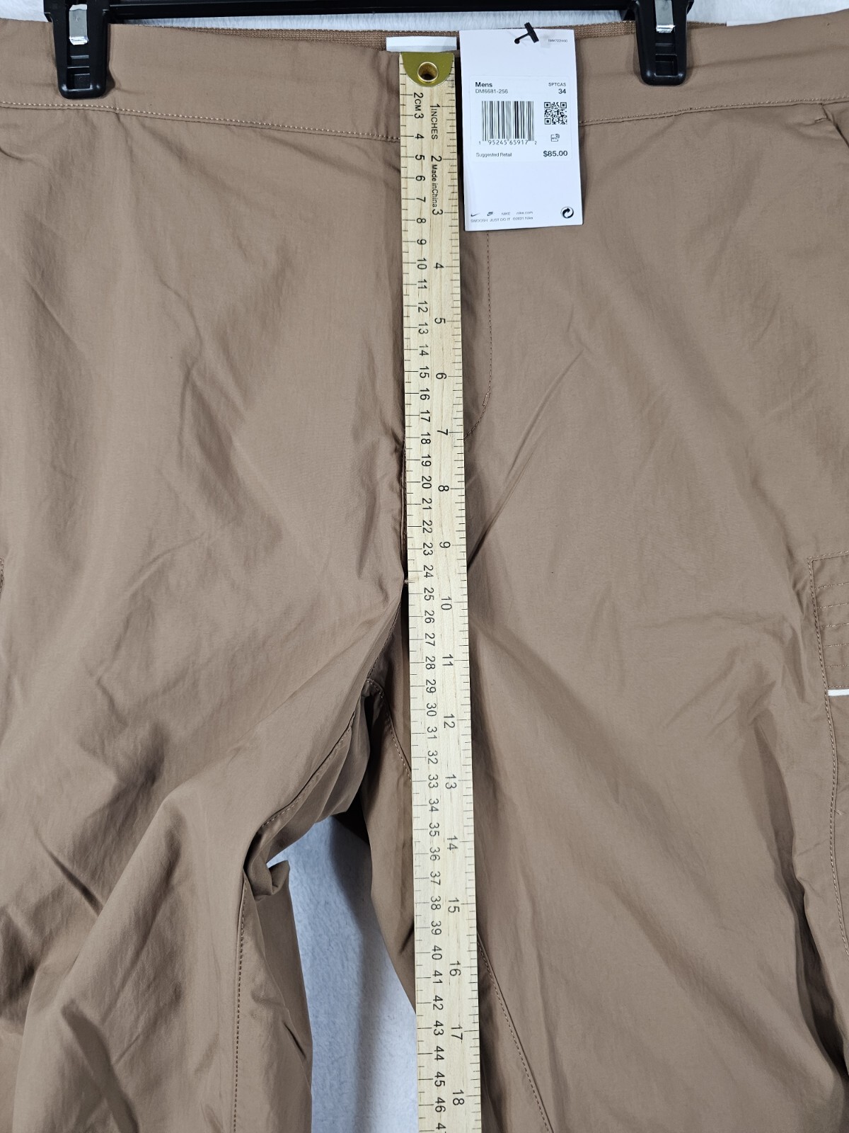 Nike Sportswear Style Essentials Utility Pants Tan DM6681-256 Men’s Size 34/ 28 thumbnail 13