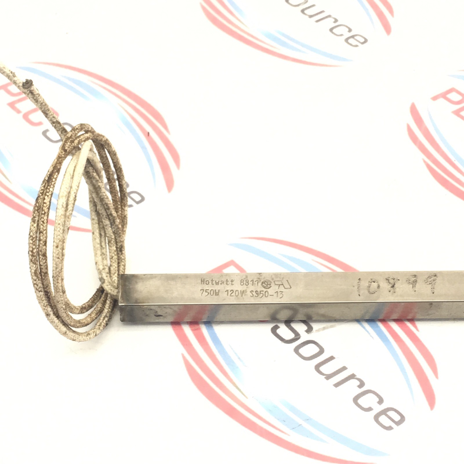 BACKER HOTWATT 8811 SQUARE SHEATH CARTRIDGE HEATERS 750W 120V 13”L SS50