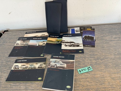 2006 Land Rover Range Rover Owners Manuals Books + Case Complete #950