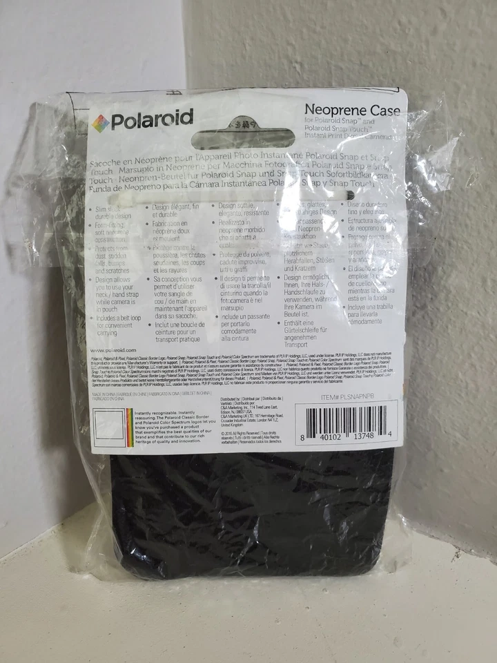 Polaroid - Pouch for camera - neoprene - black - for Polaroid Snap Instant - Image 4 of 4