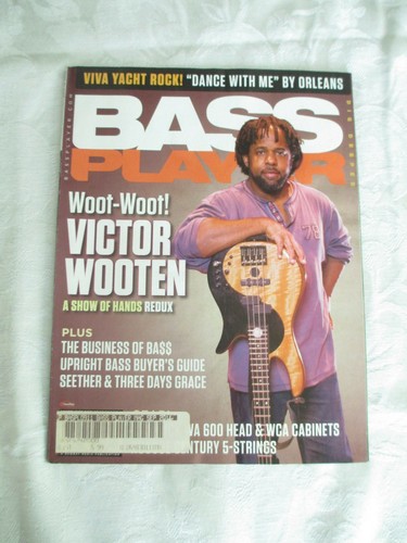 BASS PLAYER - SEPTEMBER 2011 - GUITAR MAGAZINE - VICTOR WOOTON