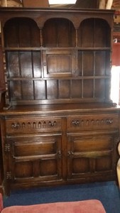 Vintage Antique Oak Old Charm Welsh Dresser Ebay