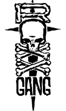 Roxx Gang VINYL DECAL Glam Metal Band car window laptop sticker Kevin Steele 3x6