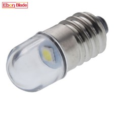 3V DC White LED E10 MES BULB Screw GLOBE for FLASHLIGHT TORCH HEAD LAMP BICYCLE