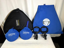 TWO Lastolite Professional Ezybox Hotshoe Softbox 24" x 24", grids included