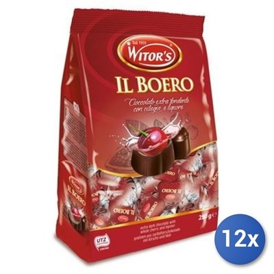 12X Multipack Witors Boero Cherry Chocolate 200G