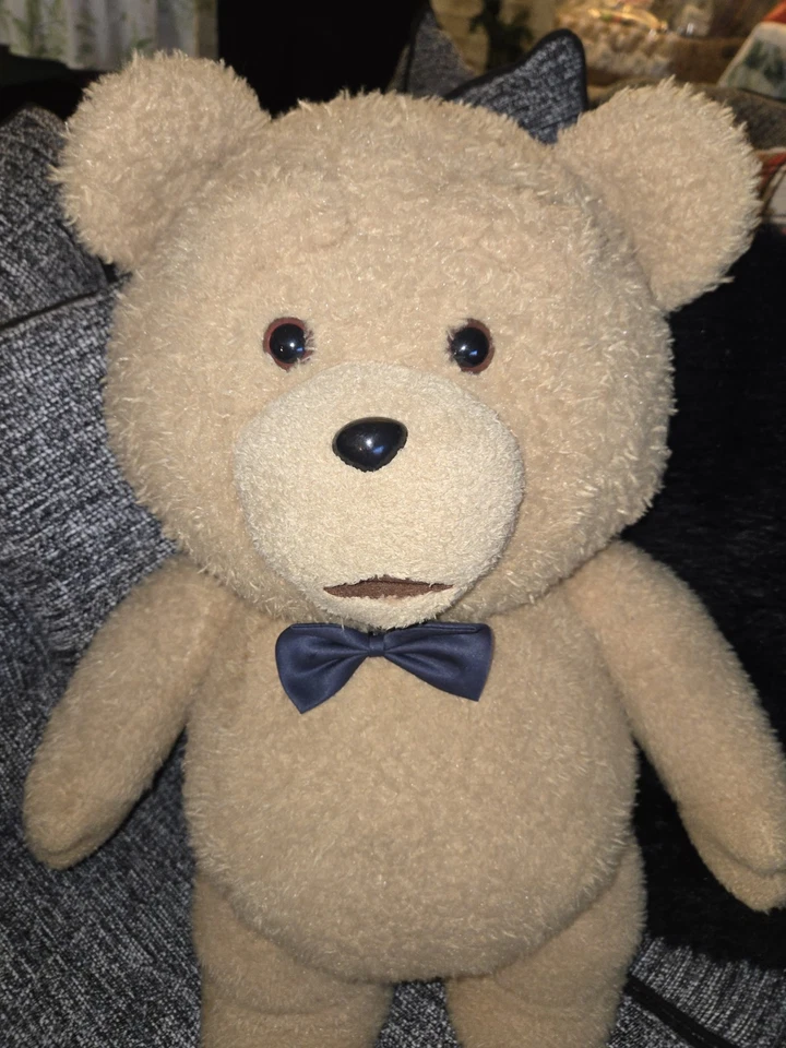 "Oso de peluche parlante Ted Movie 24"" tamaño real 1:1 probado en estado de funcionamiento" Foto 3 de 4