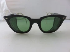 Sellstrom SMD-H Safety Glasses Horned Rim Green Lens Side Shield Vintage