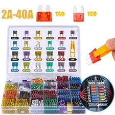 300x Car Blade Fuse Assortment Assorted Kit Blade Set Auto Truck Automotive