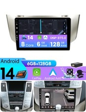 DSP For Lexus RX300 RX330 RX350 RX400H Android14 Car Stereo Radio GPS Sat Nav BT