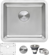 Ruvati 18" Undermount Bar Sink - 16 Gauge Stainless Steel, Easy to Clean