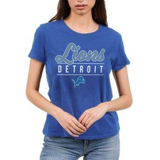 Clothing x NFL  Detroit Lions  Fan Favorite  Women's Short Sleeve Fan TShirt ...