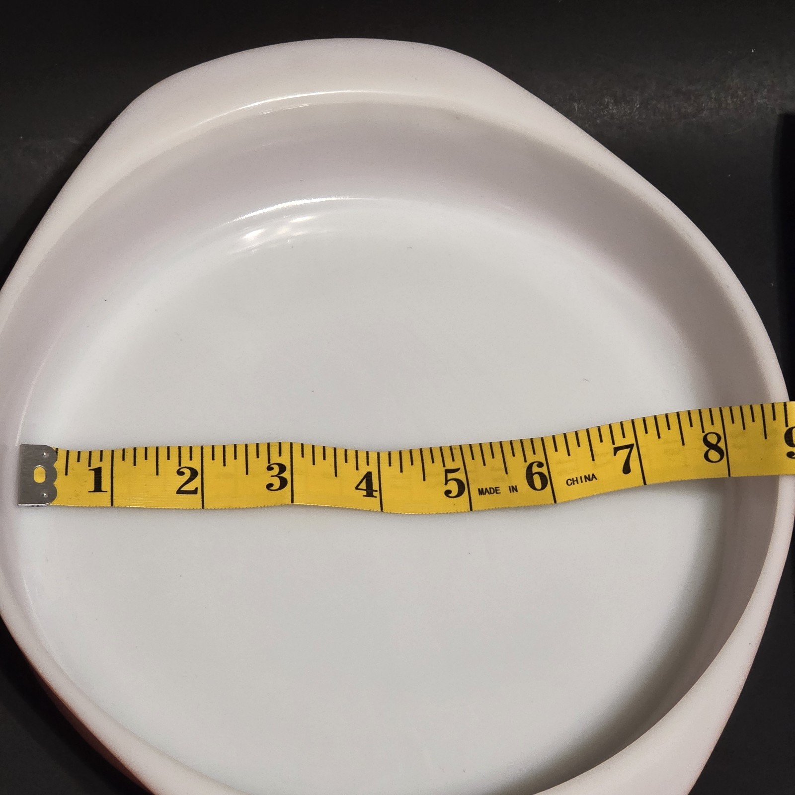 Vtg Pyrex Flamingo Pink Ovenware 221  Baking Dish Cake Pie Dish 8"  