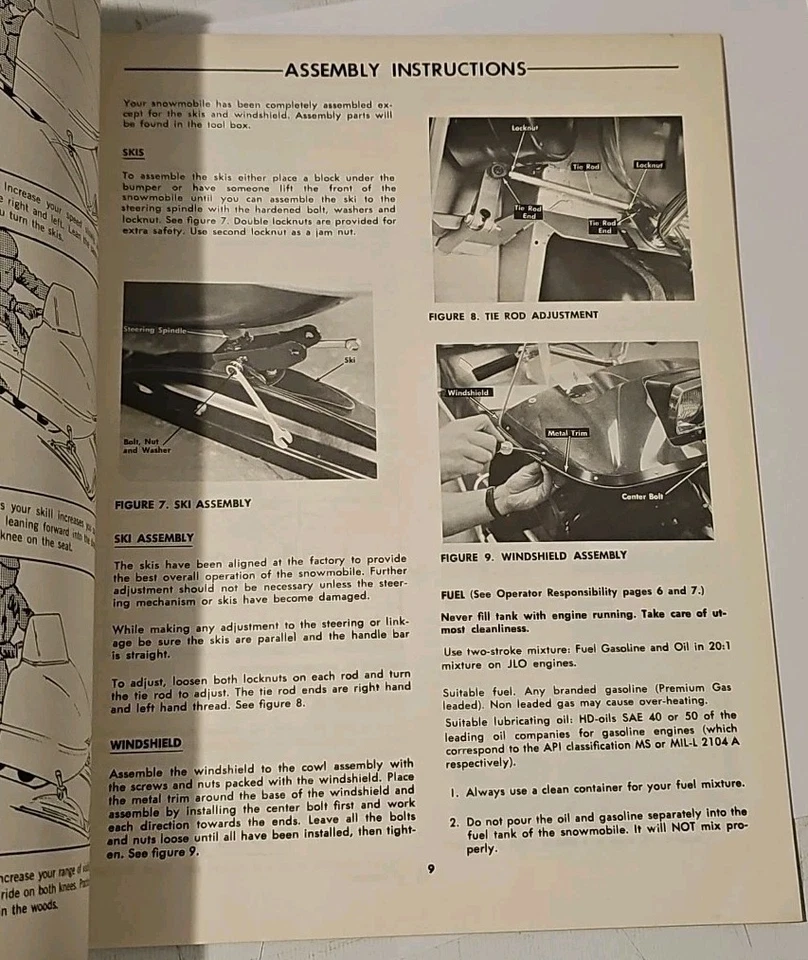 ОРИГИНАЛЬНЫЙ 1974 COLUMBIA СЕРВИС РУКОВОДСТВО СНЕГОХОД C-340 C-400 C-440 - Изображение 3 из 4